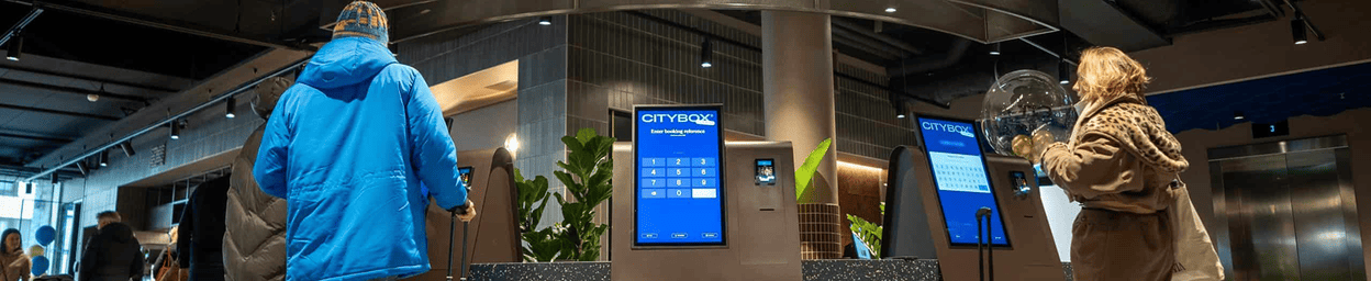 Monitore und Touchscreens für Self-Service-Terminals