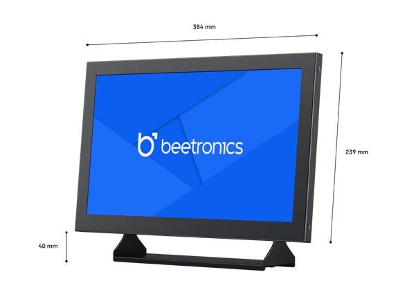 15 Zoll Monitor Metall