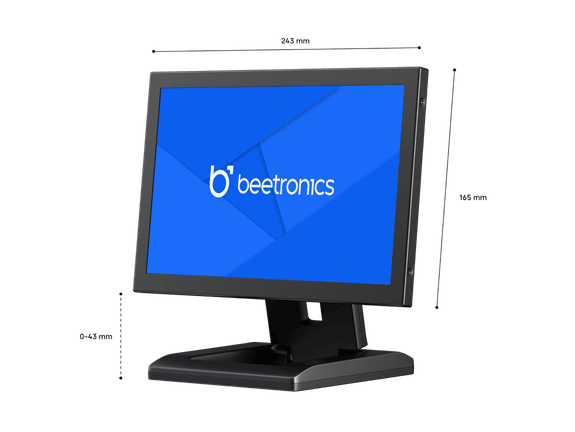 10 Zoll Monitor Metall