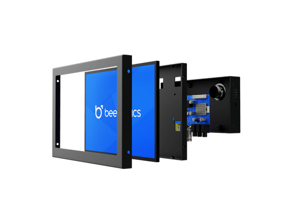 7 Zoll Monitor Metall