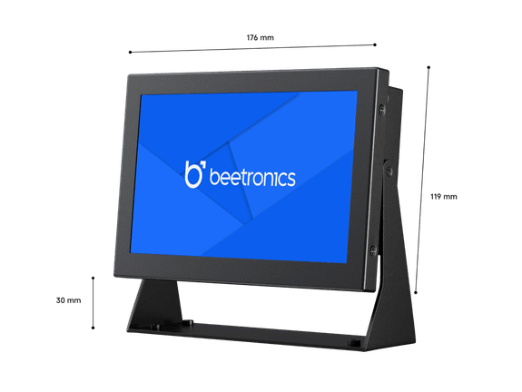 7 Zoll Monitor Metall