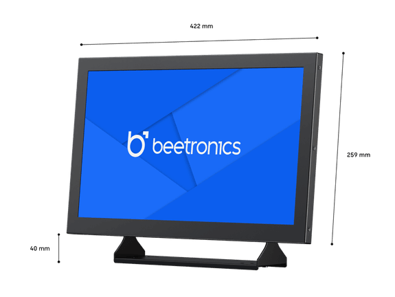 17 Zoll Monitor Metall