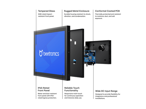 10 Zoll Touchscreen Metall (4:3)