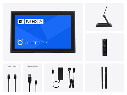 13 Zoll Touchscreen Metall