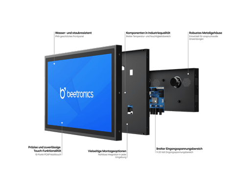 13 Zoll Touchscreen Metall