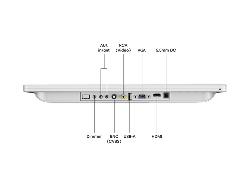 15 Zoll Monitor (Weiß)