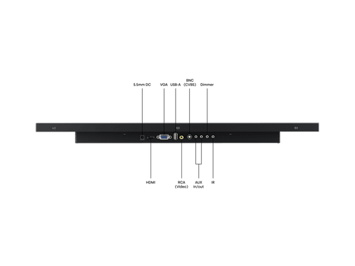24 Zoll Monitor Metall