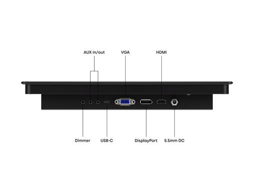 15 Zoll Touchscreen Metall (High-Brightness)