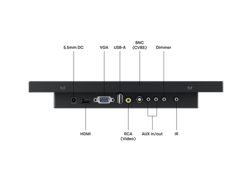 15 Zoll Monitor Metall (4:3)