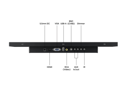 17 Zoll Monitor Metall